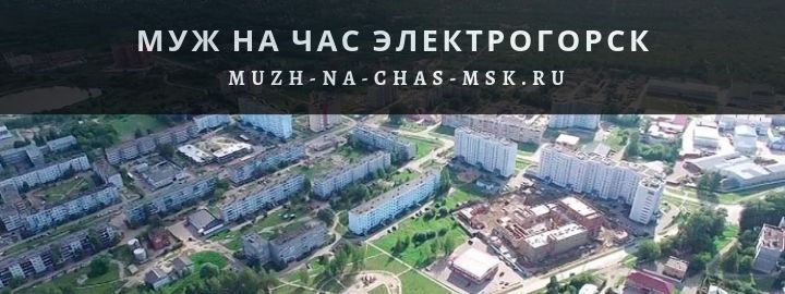 Вызов мужа на час в Электрогорске