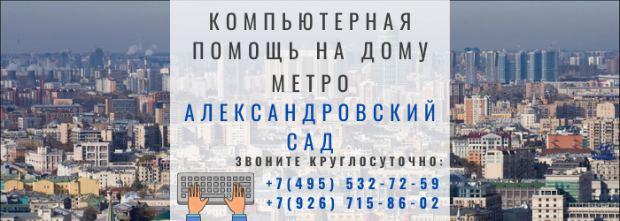 Компьютерная помощь на дому Александровский сад