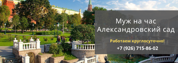Срочный вызов мастера на час в район метро Александровский сад