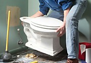 Установка унитаза